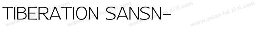 Tiberation Sansn字体转换